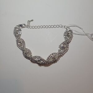Statement Crystal Accent Bracelet‎ NWOT Formal Jewelry Party